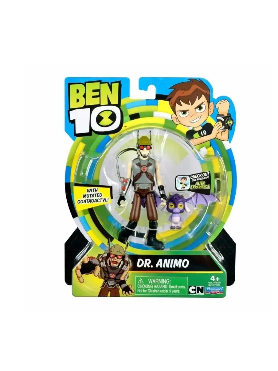 Фигурка-игрушка Ben 10 Dr Animo Бен 10 Доктор Энимо BEN 10 161054147 купить  за 837 ₽ в интернет-магазине Wildberries