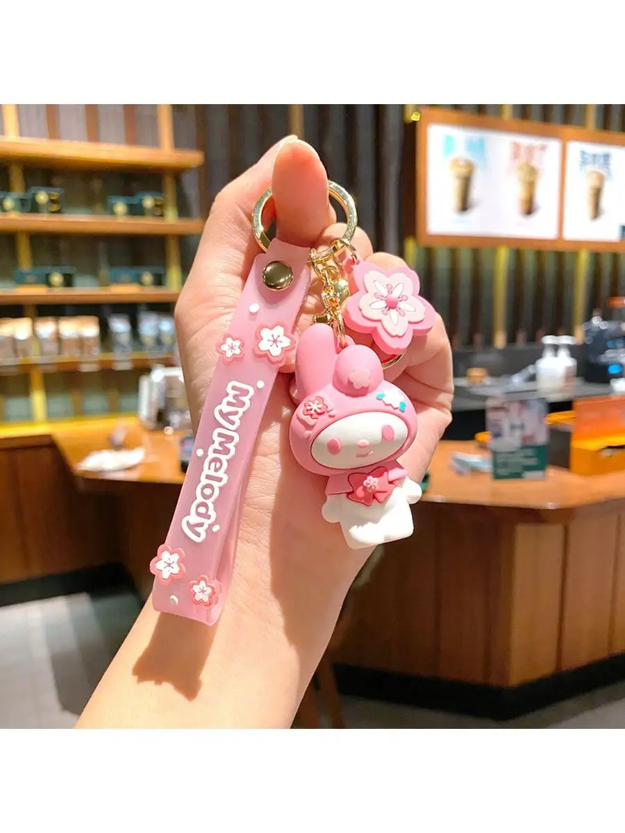 Силиконовый брелок аниме My Melody на рюкзак сумку Voropaeva jewelry  161070471 купить за 250 ₽ в интернет-магазине Wildberries