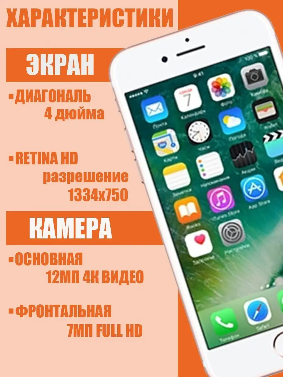 Смартфон Apple iPhone 7 32 GB АЙФОН 161085657 купить за 10 333 ₽ в  интернет-магазине Wildberries