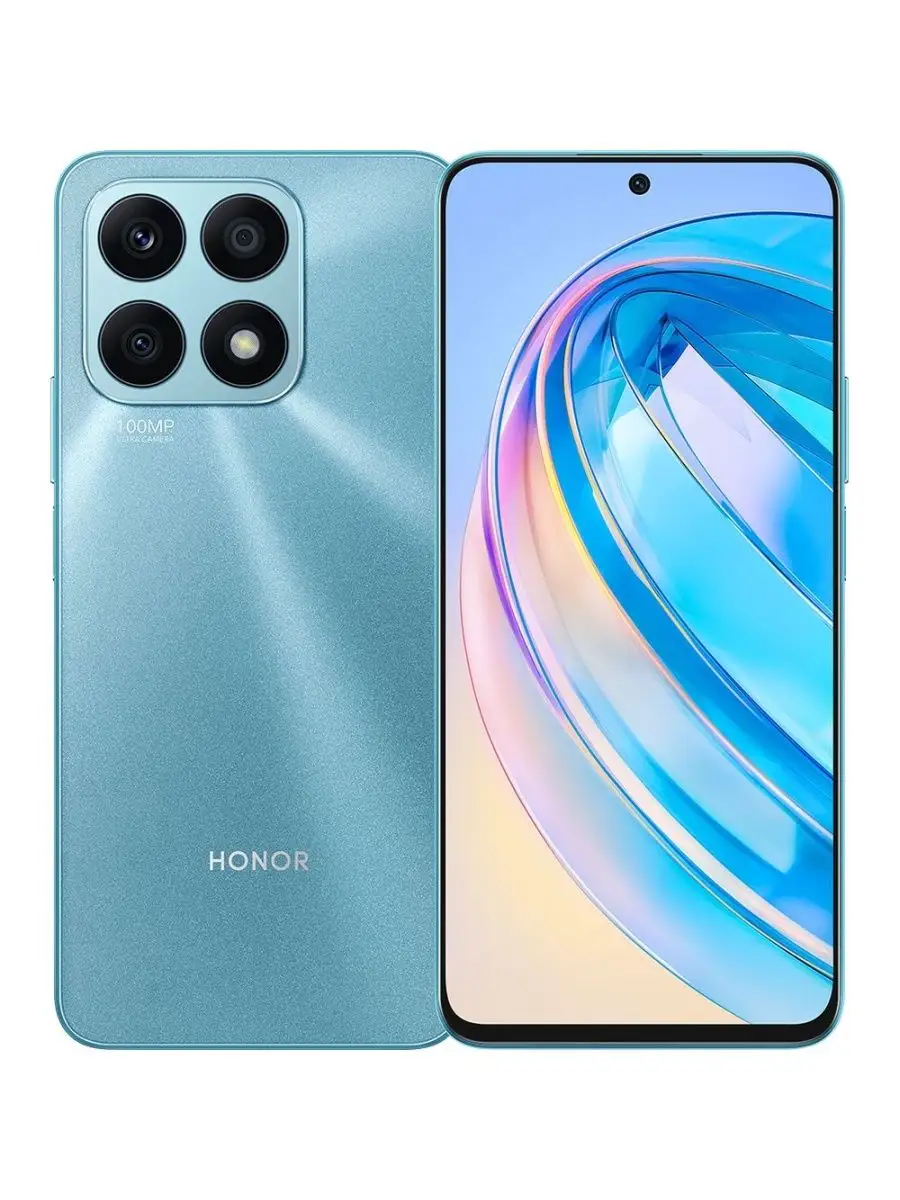 Смартфон Honor X8a 6/128GB Cyan Lake Honor 161088923 купить в  интернет-магазине Wildberries