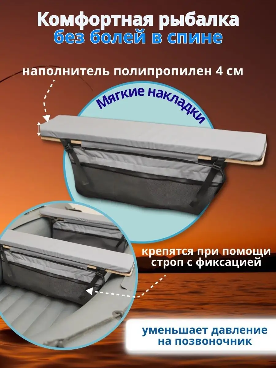 Сумки и накладки на сиденье для лодки ПВХ SPASS