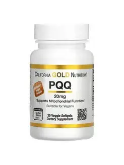 PQQ пирролохинолинхинон 20 мг California Gold Nutrition 161179067 купить за 1 790 ₽ в интернет-магазине Wildberries