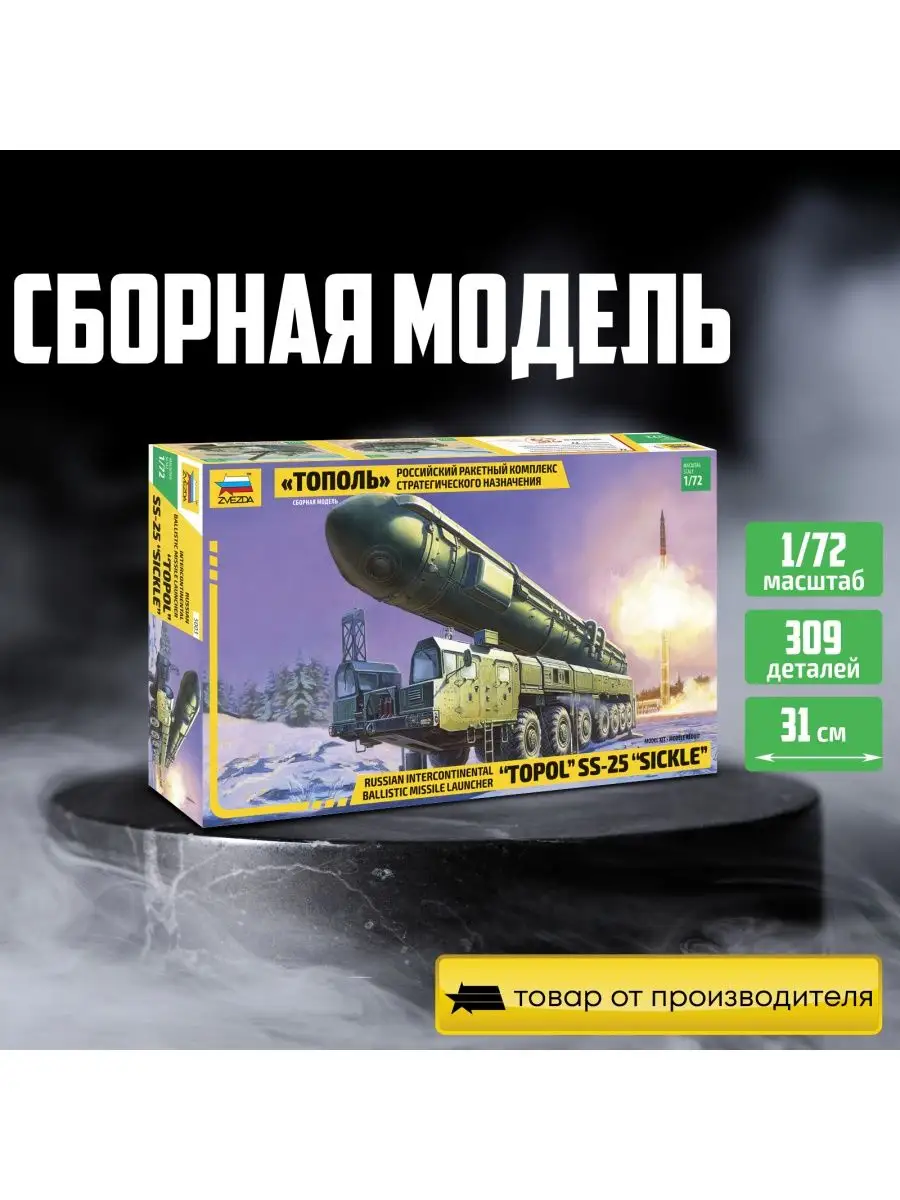 Модель Российский РКСН "Тополь"