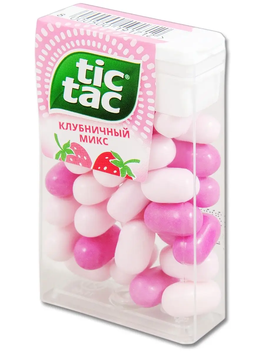 Драже Tic tac клубничный микс, 16 г