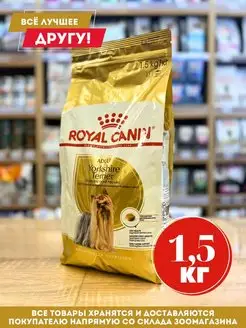 Роял Канин для собак Йорк-терьер Yorkshire Terrier 1,5 кг ROYAL CANIN 161210635 купить за 1 748 ₽ в интернет-магазине Wildberries