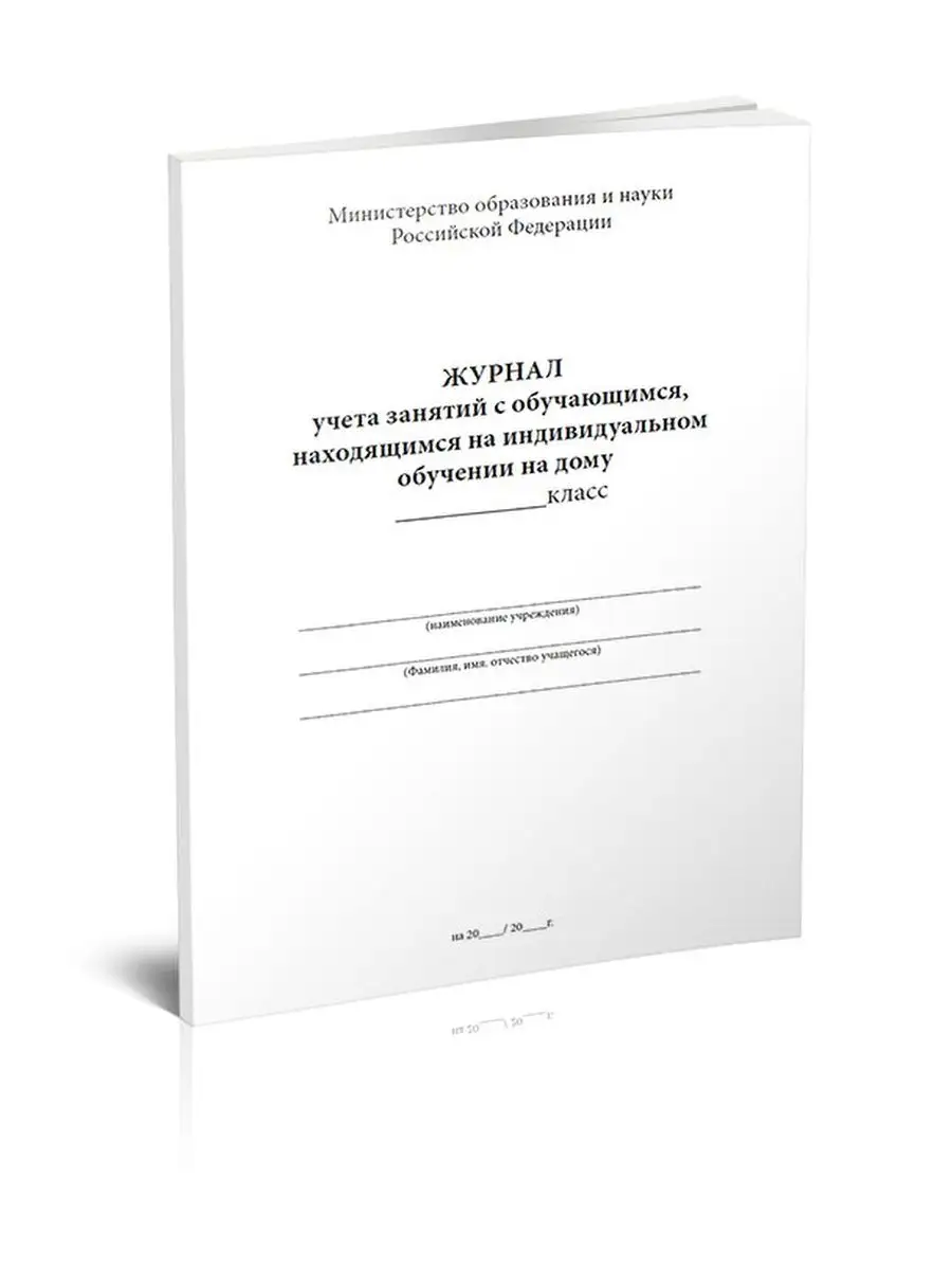 Журнал учета занятий с обучающимся, находящимся на индиви... ЦентрМаг  161224362 купить за 292 ₽ в интернет-магазине Wildberries