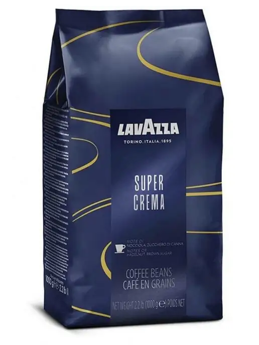 Lavazza Кофе в зёрнах Super Crema 1 кг