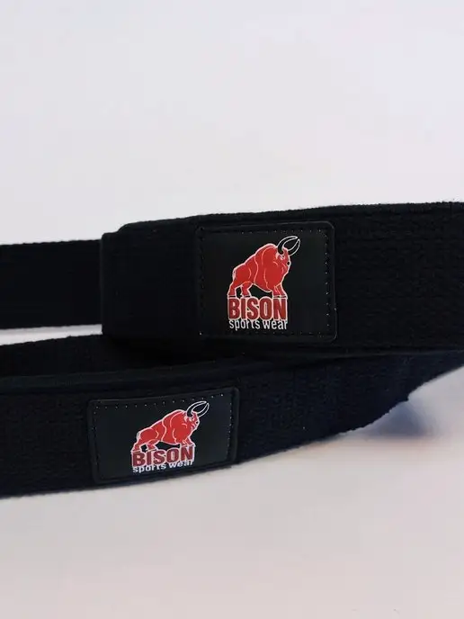 Bison Лямки для тяги спортивные, черный, фото 2
