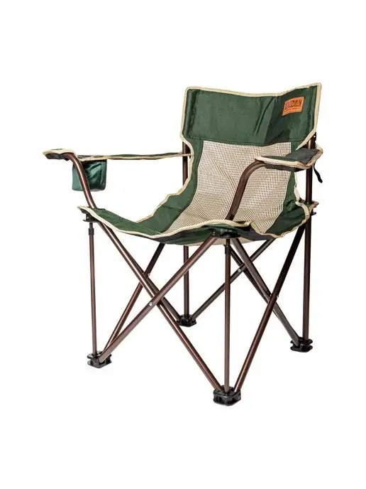 Camping World Стул складной туристический со спинкой Companion S, зеленый, фото 3