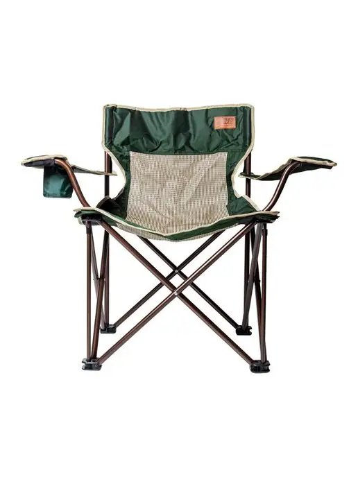 Camping World Стул складной туристический со спинкой Villager S, зеленый, фото 2