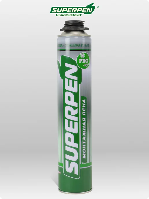 SUPERPEN Пена монтажная под пистолет всесезонная PRO(ПРО), вариант, фото 6