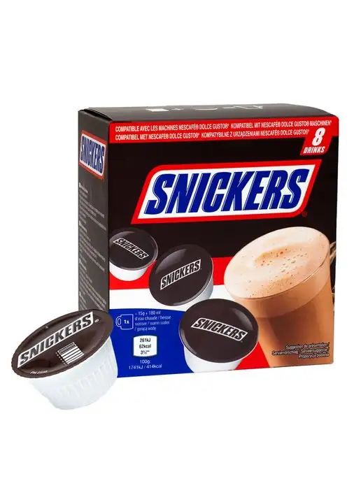 Nescafe Dolce Gusto Горячий шоколад в капсулах Dolce Gusto Snickers, 8 шт, фото 2