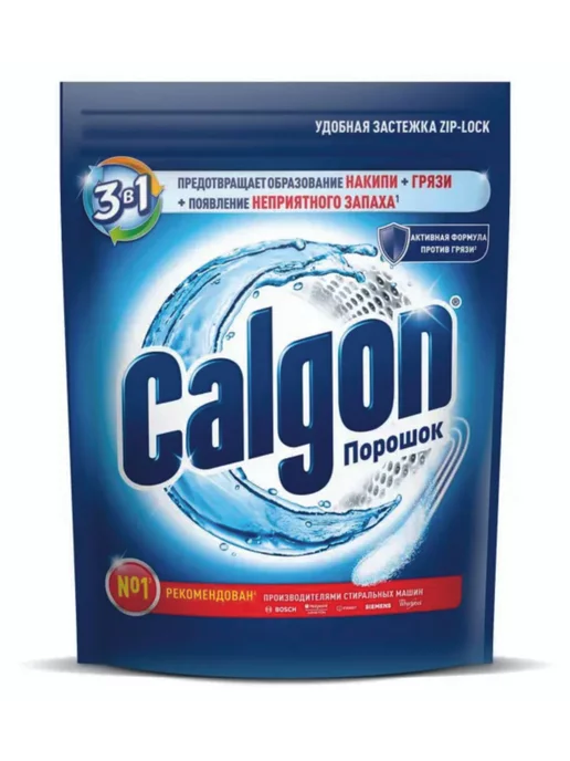 CALGON Cредство для cмягчения воды и против накипи 3 в 1, 750гр