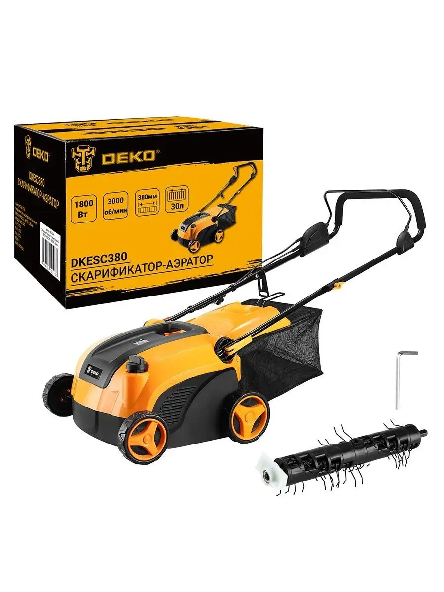 Скарификатор-аэратор электрический DKESC380 1800Вт 38см