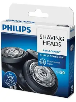 Бритвенные головки 5000 SH50/50 Philips 161431752 купить за 2 772 ₽ в интернет-магазине Wildberries