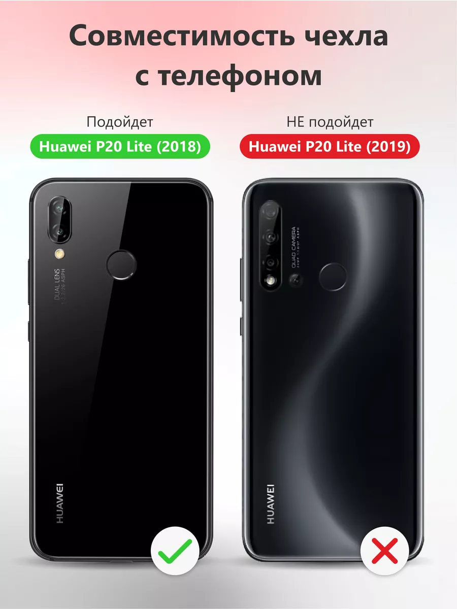 Чехол для телефона Huawei P20 Lite, Huawei Nova 3e JFK 161499805 купить за  631 ₽ в интернет-магазине Wildberries