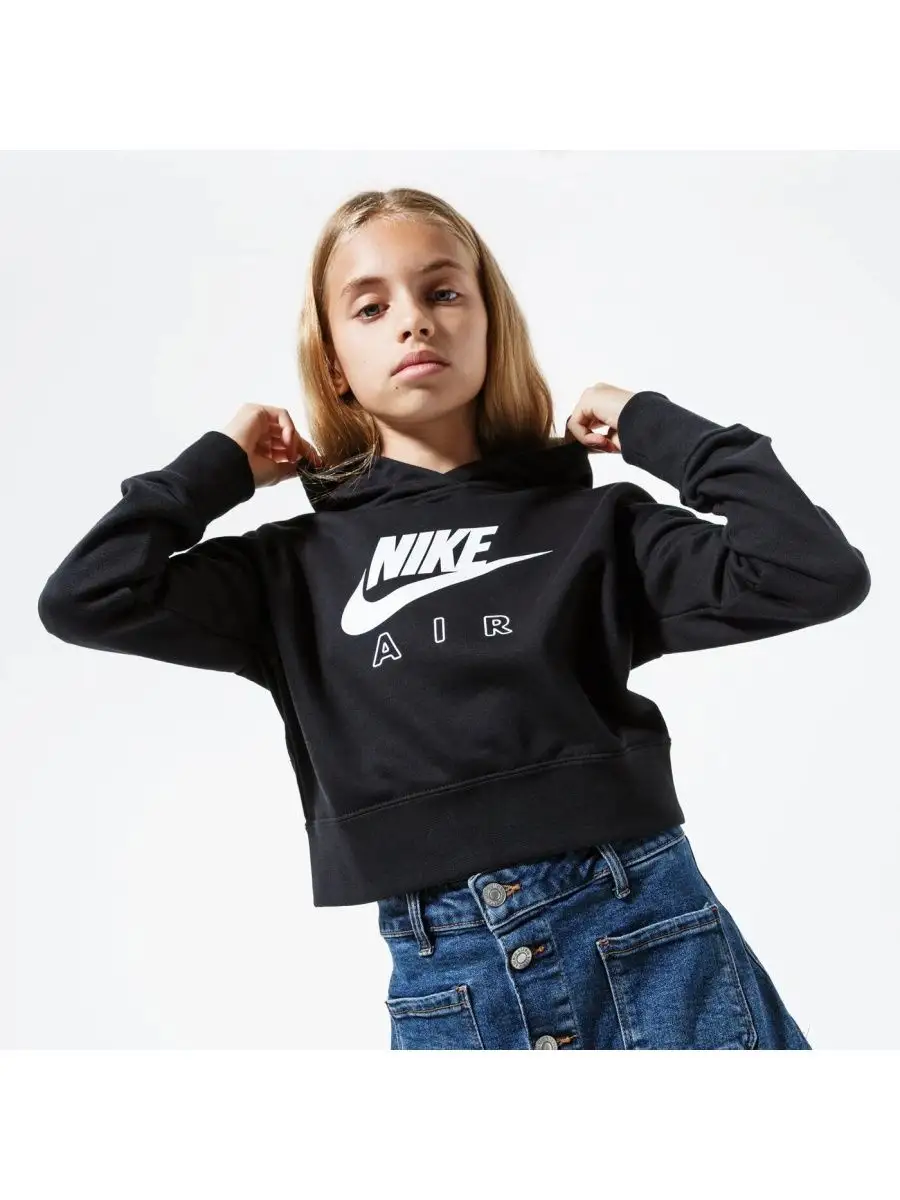 Nike crop hoodies on sale