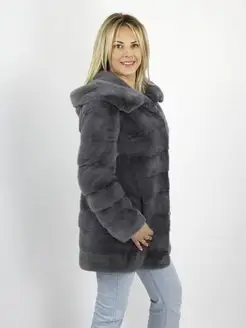 Шуба женская натуральная норковая зимняя с капюшоном ASAR 161516176 купить за 56 406 ₽ в интернет-магазине Wildberries