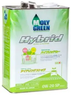 Моторное масло Moly Green HYBRID 0W20 SP 4л. 0470101-0 MOLYGREEN 161557071 купить за 5 704 ₽ в интернет-магазине Wildberries