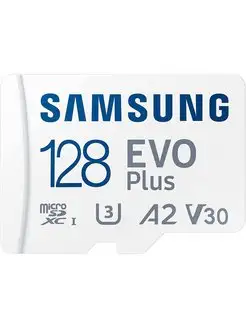 Карта памяти EVO Plus microSDXC 128 ГБ, адаптер (MB-MC128KA) Samsung 161557973 купить за 1 415 ₽ в интернет-магазине Wildberries