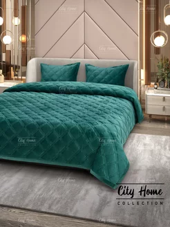 Покрывало на кровать 220x240 стеганое City Home Collection 161575963 купить за 3 041 ₽ в интернет-магазине Wildberries