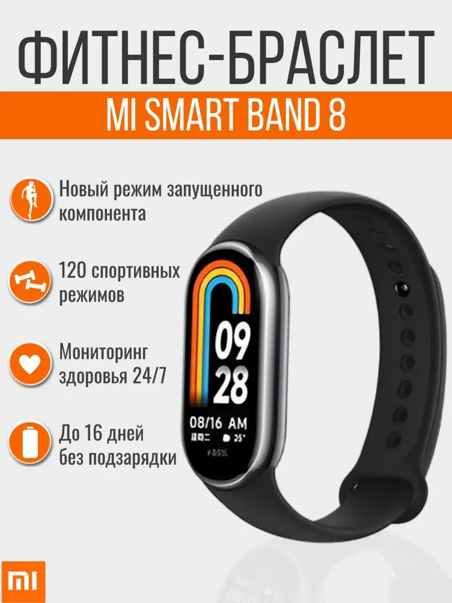 Смарт-часы Xiaomi Smart Band 8 Pro + Смарт-часы Mi Band 8 + ремешок +