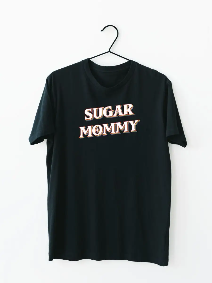 Оверсайз футболка с принтом sugar mommy print for you 161580594 купить за  609 ₽ в интернет-магазине Wildberries