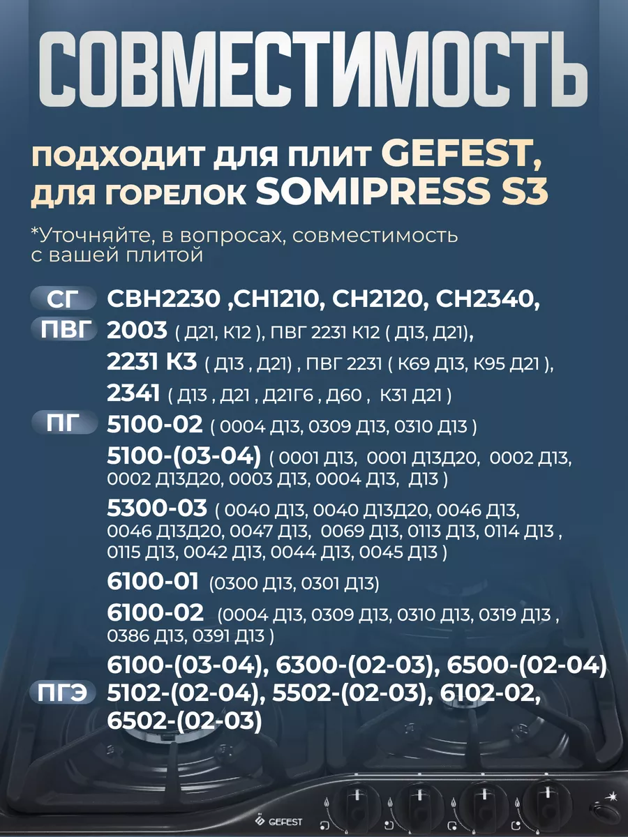 Крышка рассекателя для газовой плиты 73 мм GEFEST 161665215 купить за 329 ₽  в интернет-магазине Wildberries