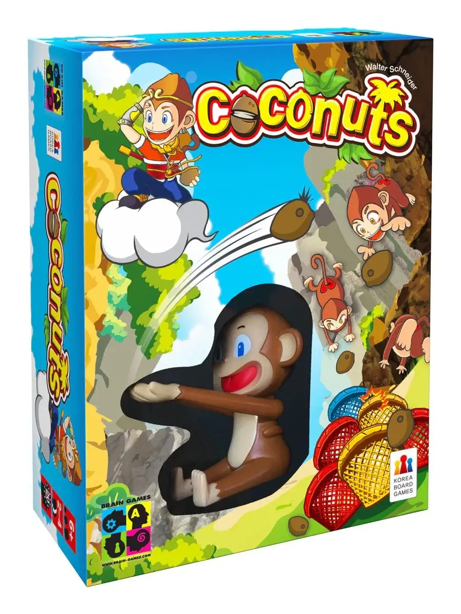 Настольная игра Кокосы (Coconuts) Korea Board Games 161741873 купить в  интернет-магазине Wildberries