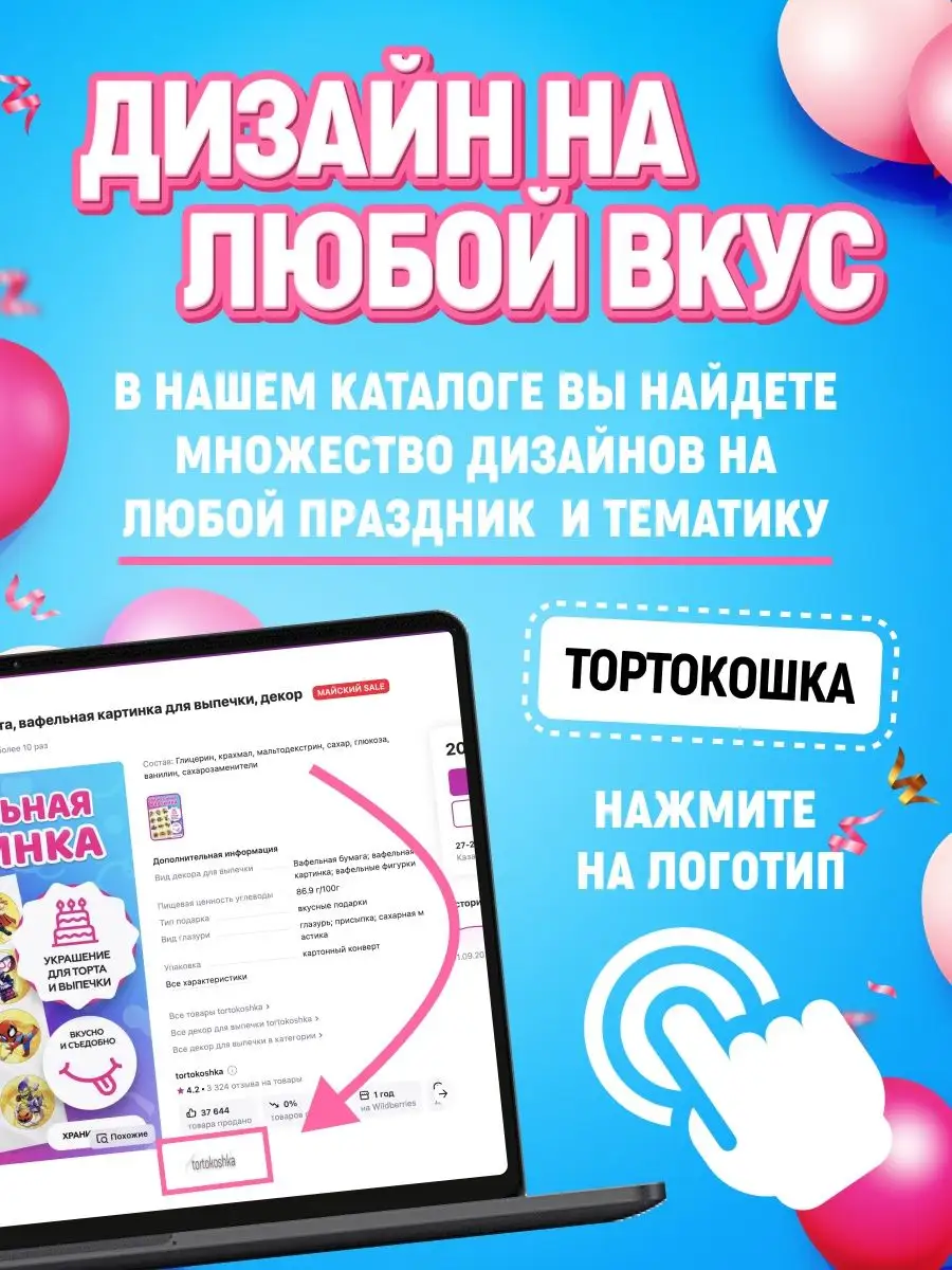 Сахарная картинка цветы С Днем рождения декор для выпечки Тортокошка  161755971 купить за 340 ₽ в интернет-магазине Wildberries