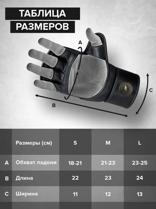 PANTERA ENERGY Перчатки мма, крабы спарринговые, синий, фото 4