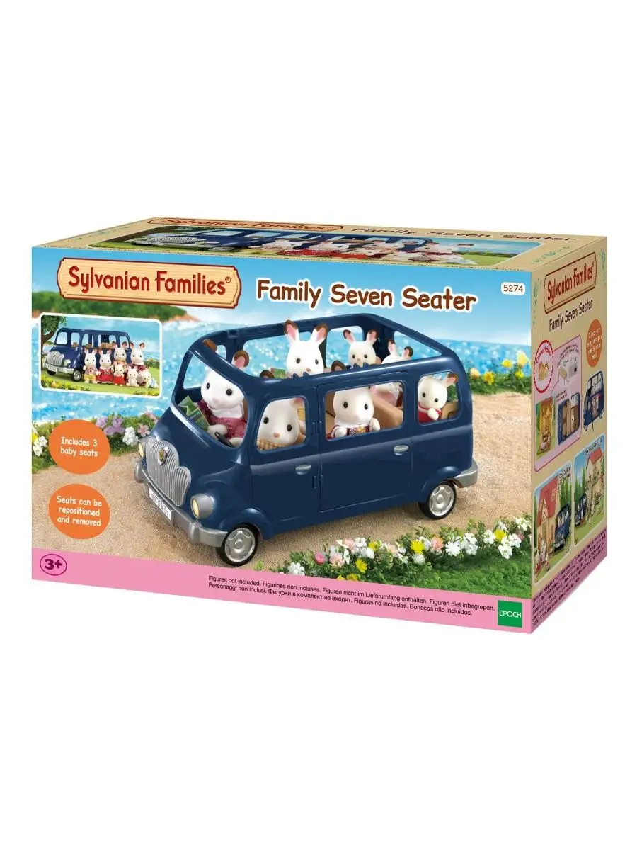 Набор Семейный автомобиль, 7 мест (2003) 5274 Sylvanian Families 161800592  купить за 3 240 ₽ в интернет-магазине Wildberries