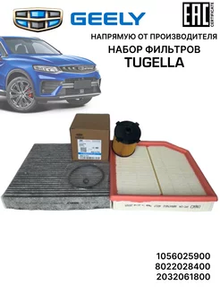 Комплект оригинальных фильтров для ТО Geely 161814555 купить за 1 900 ₽ в интернет-магазине Wildberries