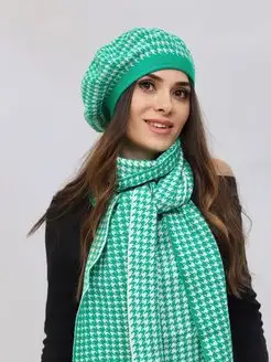Берет женский с шарфом Leydi’s 161853273 купить за 662 ₽ в интернет-магазине Wildberries