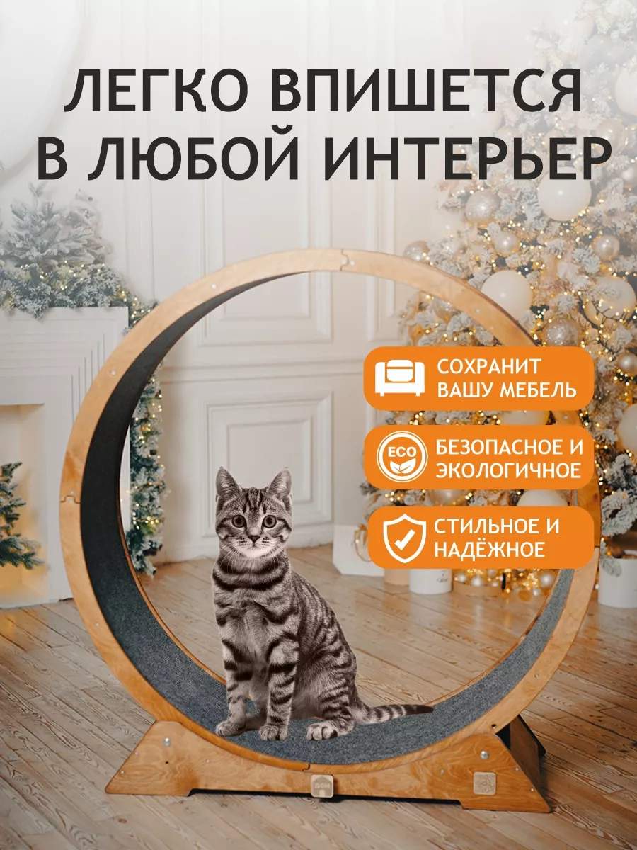 Беговое колесо для кошек 120 см ДОМ Мастерская 161859127 купить за 12 799 ₽  в интернет-магазине Wildberries