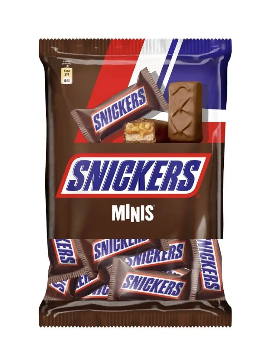 Snikers Шоколадные конфеты Snickers Minis 180г