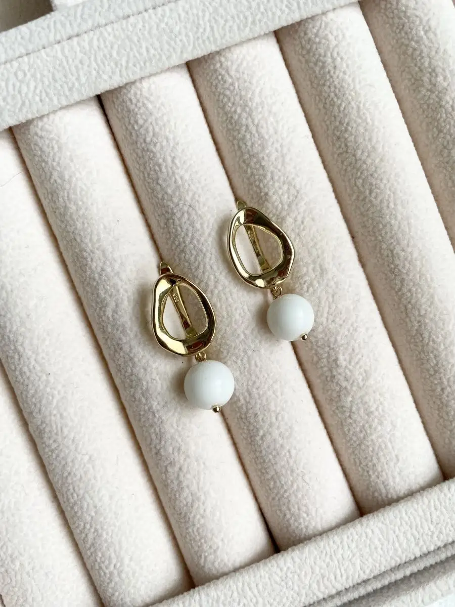 IRI Jewelry Серьги С Бусиной