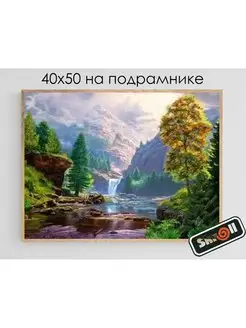 Алмазная мозаика на подрамнике большая 40*50см Skroll 161913878 купить за 756 ₽ в интернет-магазине Wildberries