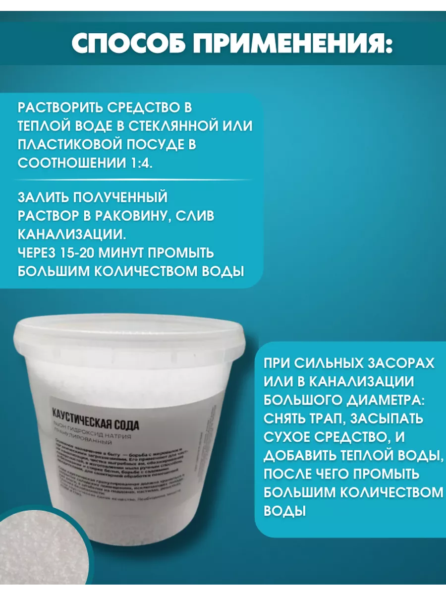 Каустическая сода гранулы средство для прочистки труб 5 кг Мой дом  161924453 купить за 1 200 ₽ в интернет-магазине Wildberries