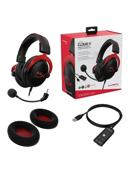 HyperX Игровые проводные наушники Cloud II