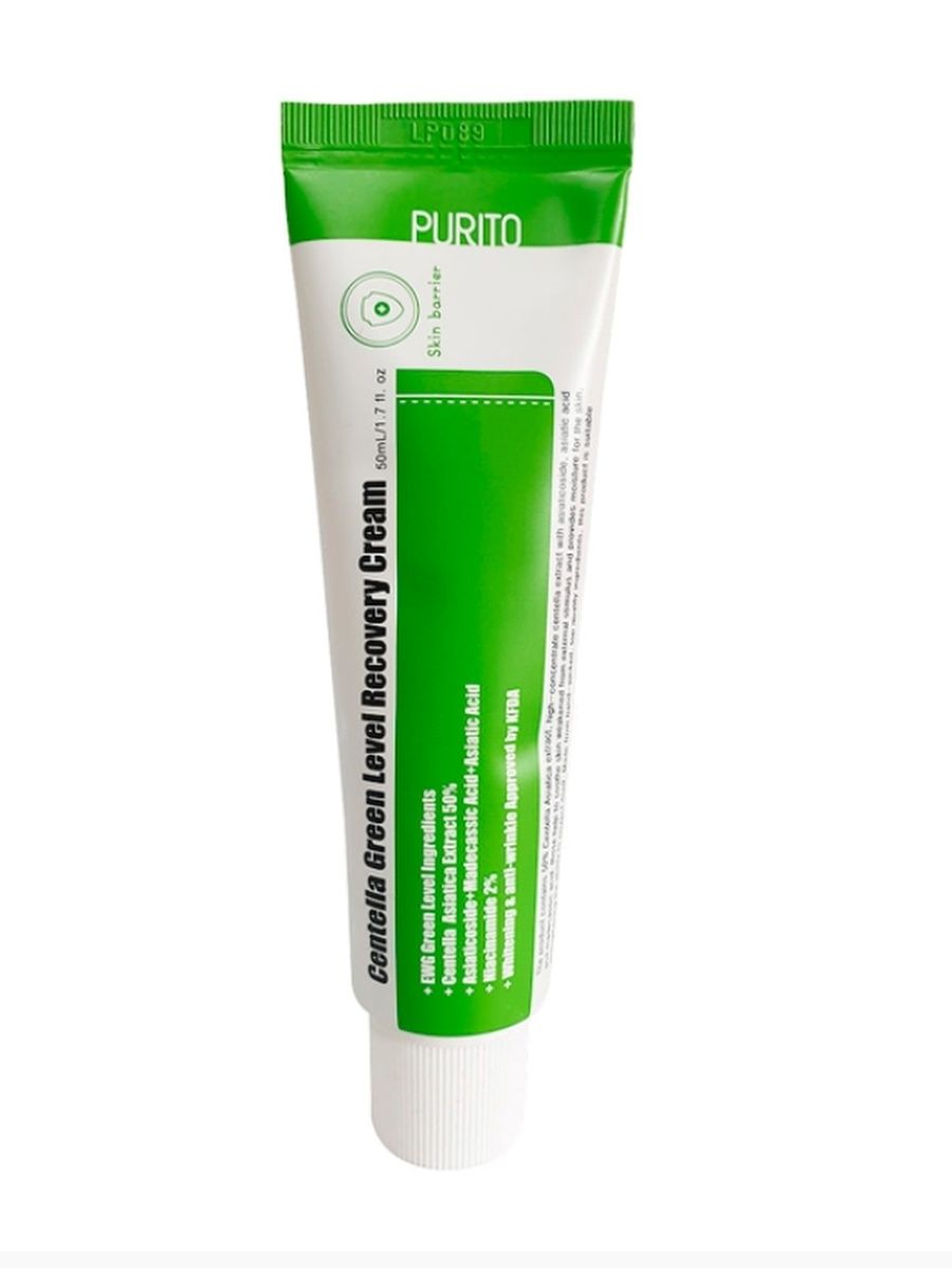 Purito восстанавливающий крем с центеллой Centella Green Level Recovery Cream.