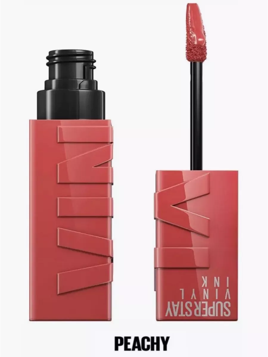 Помада для губ SuperStay Vinyl Ink оттенок 15 - Peachy Maybelline New York  162062088 купить за 1 196 ₽ в интернет-магазине Wildberries