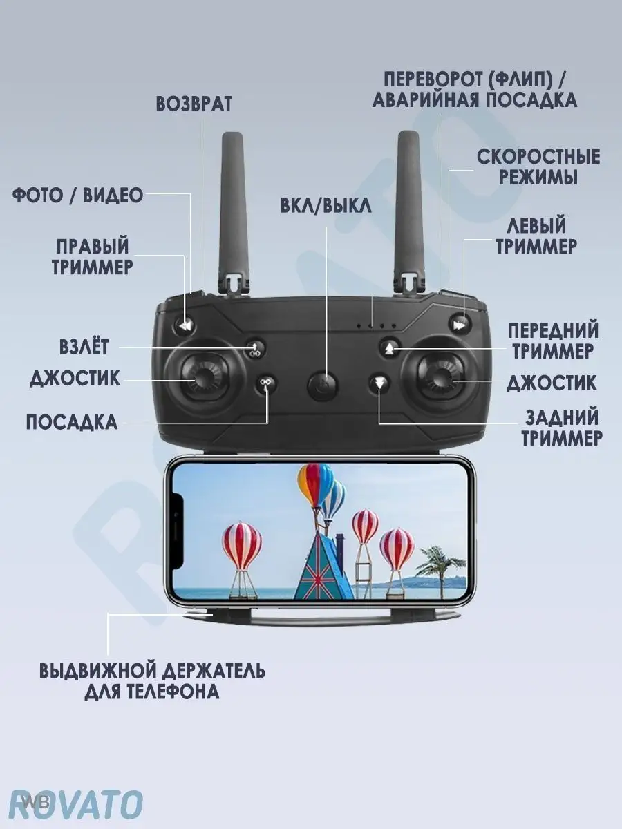 Квадрокоптер с камерой E2 / Дрон игрушка djl 162065330 купить за 3 094 ₽ в  интернет-магазине Wildberries