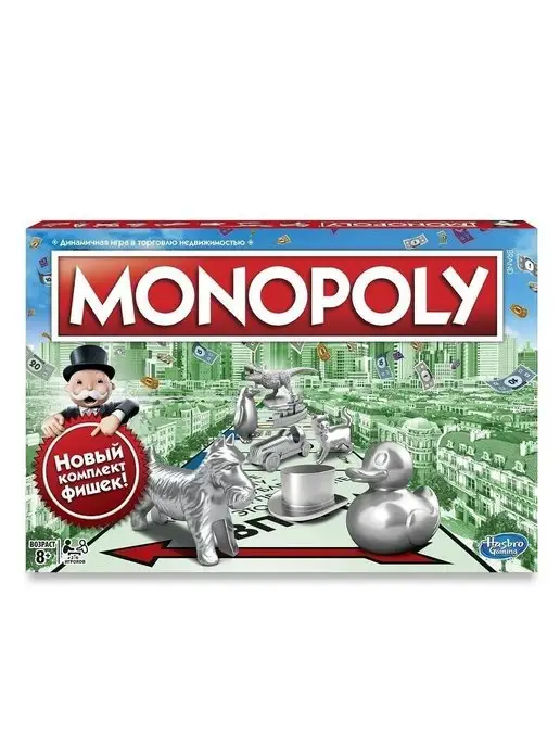 MONOPOLY Игра настольная Монополия Классика C1009