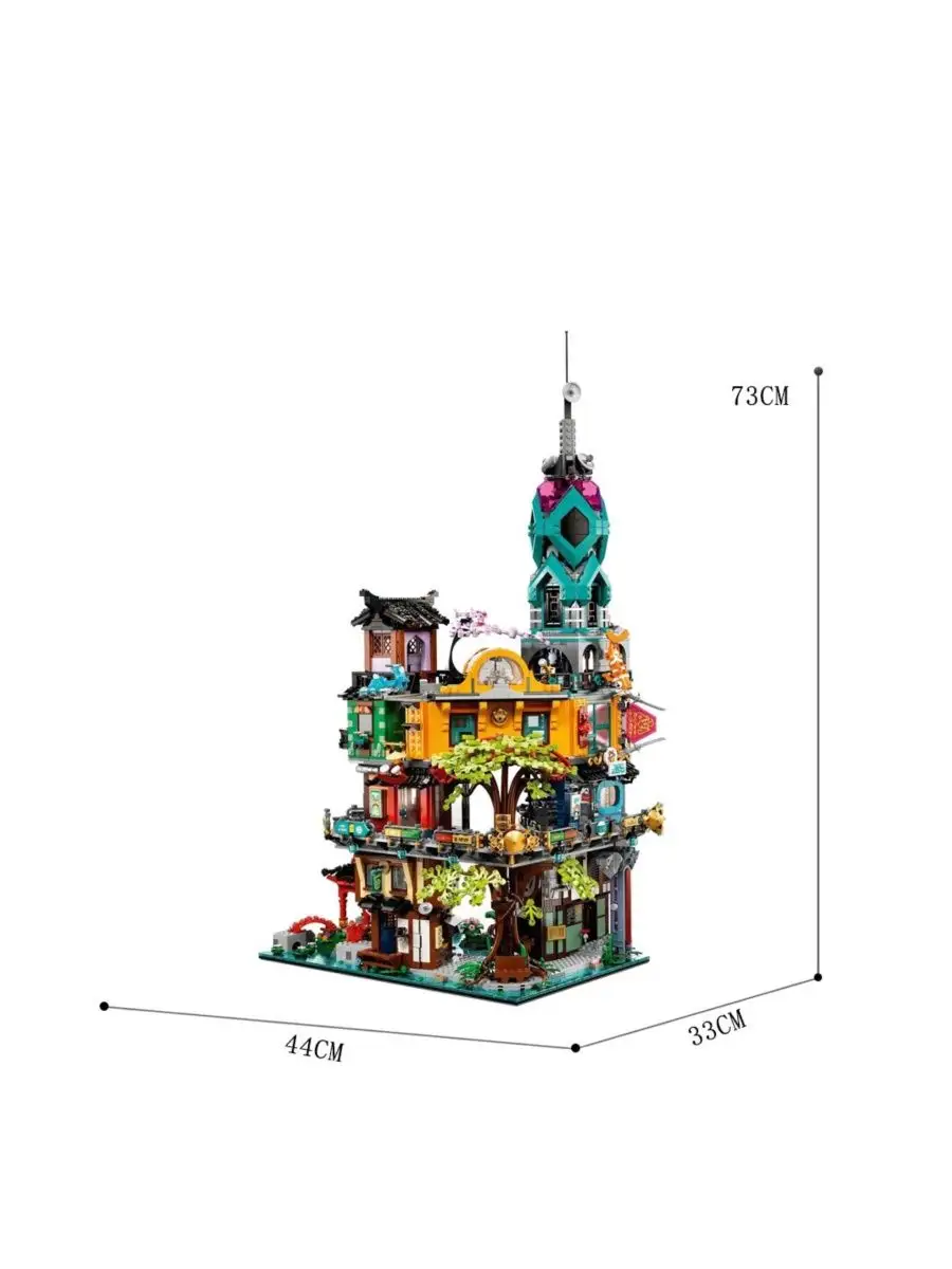 Лего Сады Ниндзяго Сити 71741 Купить