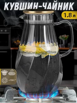 Кувшин для воды стеклянный жаропрочный, Селин ADECORI 162136304 купить за 935 ₽ в интернет-магазине Wildberries