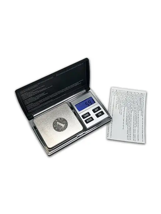 etoolz Весы ювелирные карманные 0.1 1000 г, 1 кг