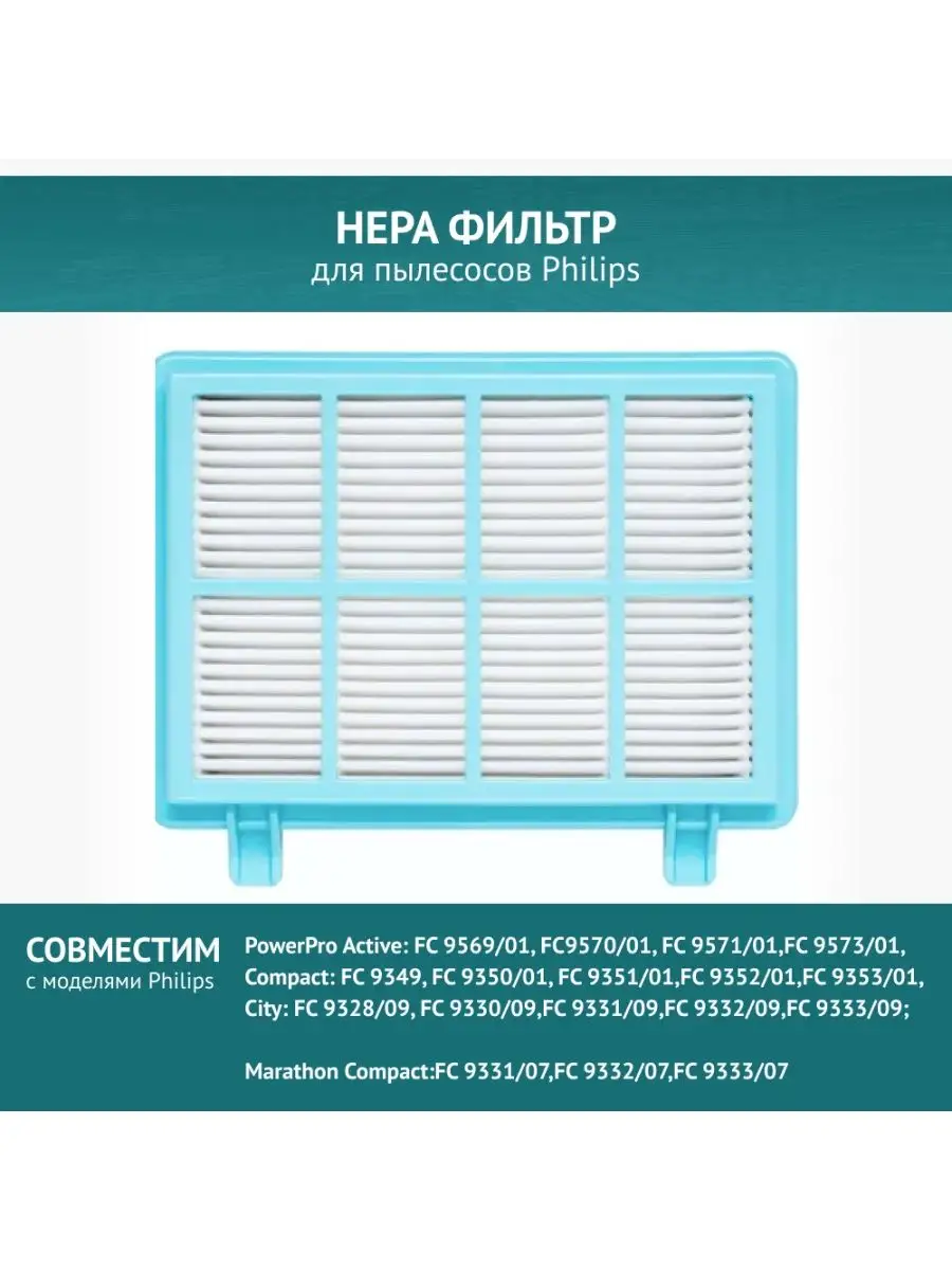 Фильтр для пылесосов Philips FC9569-FC9573