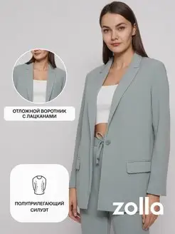 Пиджак женский Zolla 162209561 купить за 795 ₽ в интернет-магазине Wildberries