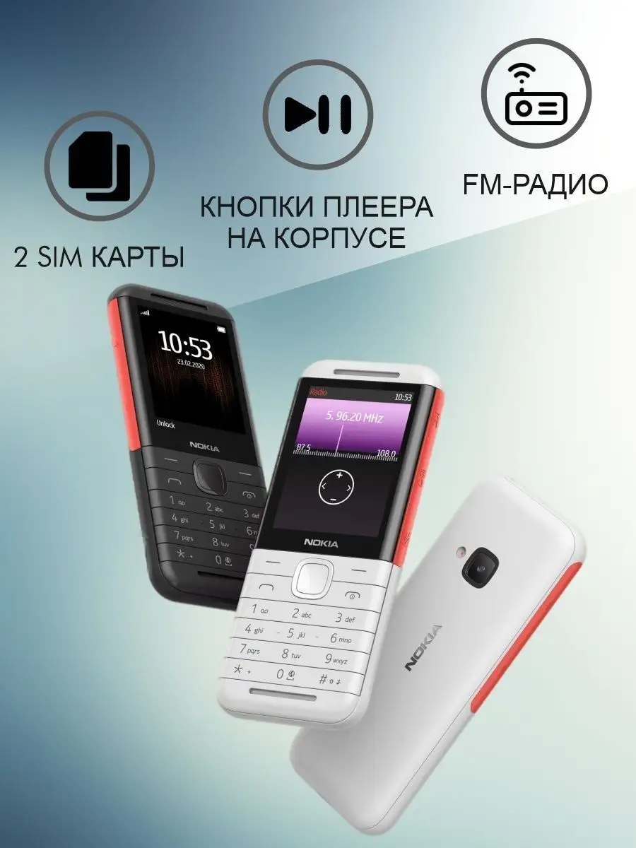 Мобильный телефон 5310 Dual SIM Nokia 162213495 купить в интернет-магазине  Wildberries